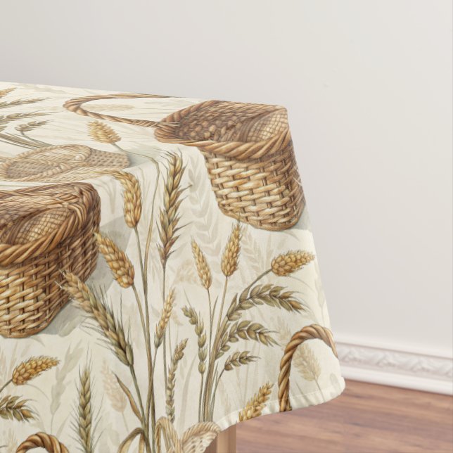 Beautiful Rustic Cottagecore Tablecloth (In Situ)