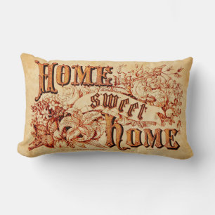 Beautiful Rustic Home Sweet Home Lumbar Cushion