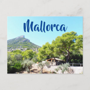 Beautiful Rustic Mountain in Mallorca Postcard