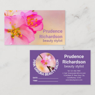 Beautiful Sakura Cherry Blossoms Business Card
