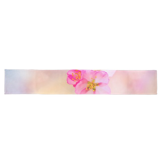 Beautiful Sakura Cherry Blossoms Long Table Runner (Horizontal)