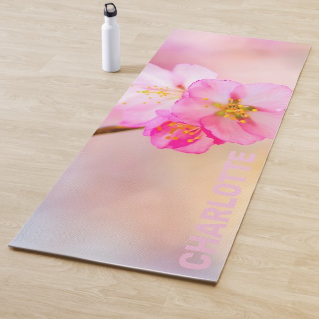 Beautiful Sakura Cherry Blossoms Yoga Mat (In Situ)