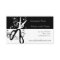 Beautiful Salon Seamstress  Black White Scissors