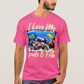 Beautiful Saltwater Aquarium Baseball T-Shirt