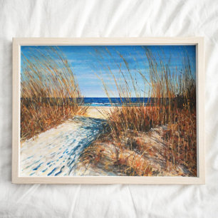 Beautiful Sand Dunes Beach Fine Art Print