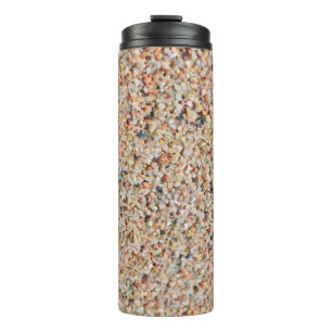 Beautiful sand if tropical beach thermal tumbler