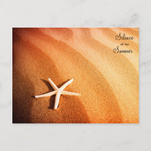 Beautiful Sand with Star Postcard