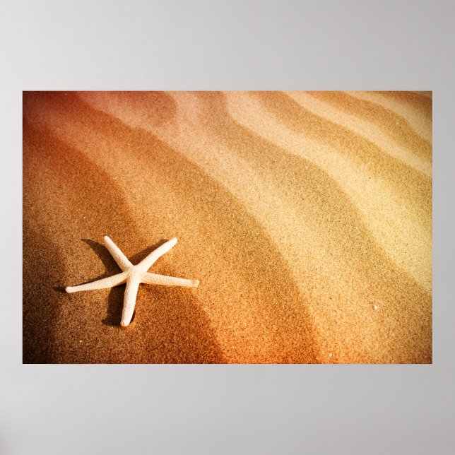 Beautiful Sand with Star Poster (Front)