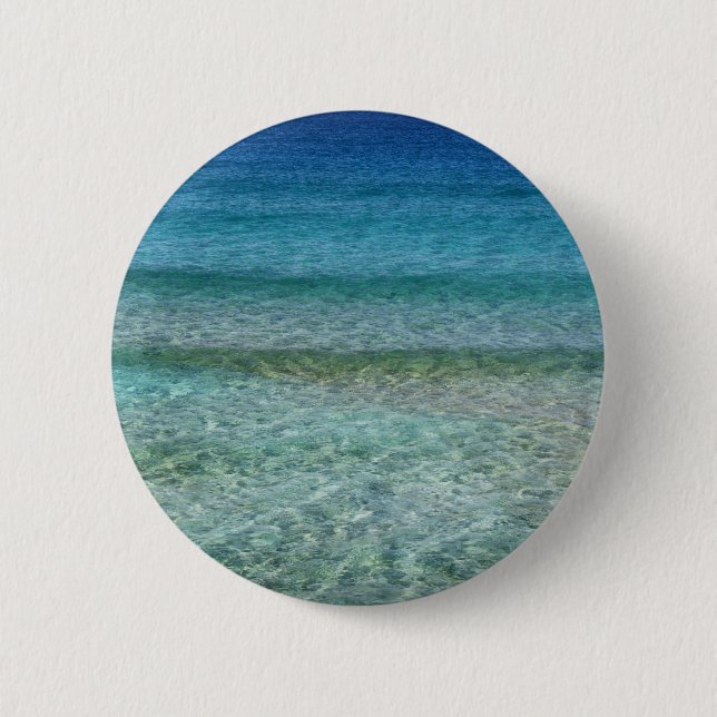 Beautiful Sandy Beach 6 Cm Round Badge (Front)