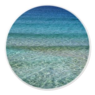 Beautiful Sandy Beach Ceramic Knob