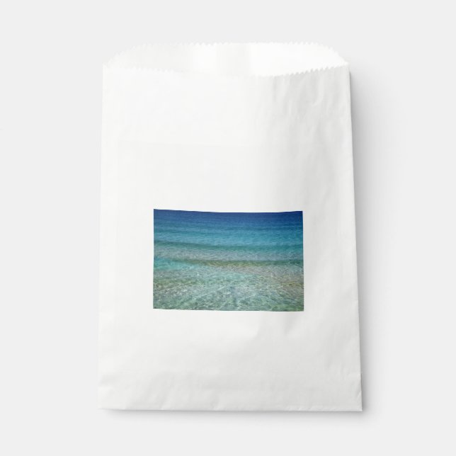 Beautiful Sandy Beach Favour Bags (Front)