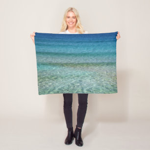 Beautiful Sandy Beach Fleece Blanket