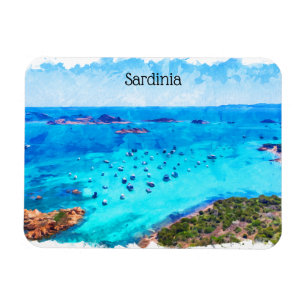 Beautiful Sardinia Italy Mediterranean Landscape Magnet