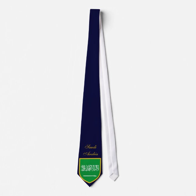 Beautiful Saudi Arabia Flag Tie (Front)
