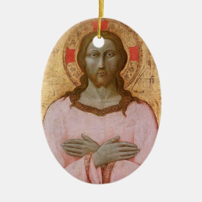 BEAUTIFUL SAVIOR CERAMIC TREE DECORATION (Front)