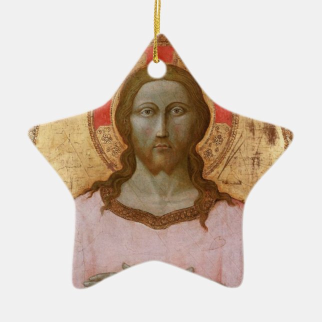 BEAUTIFUL SAVIOR CERAMIC TREE DECORATION (Front)