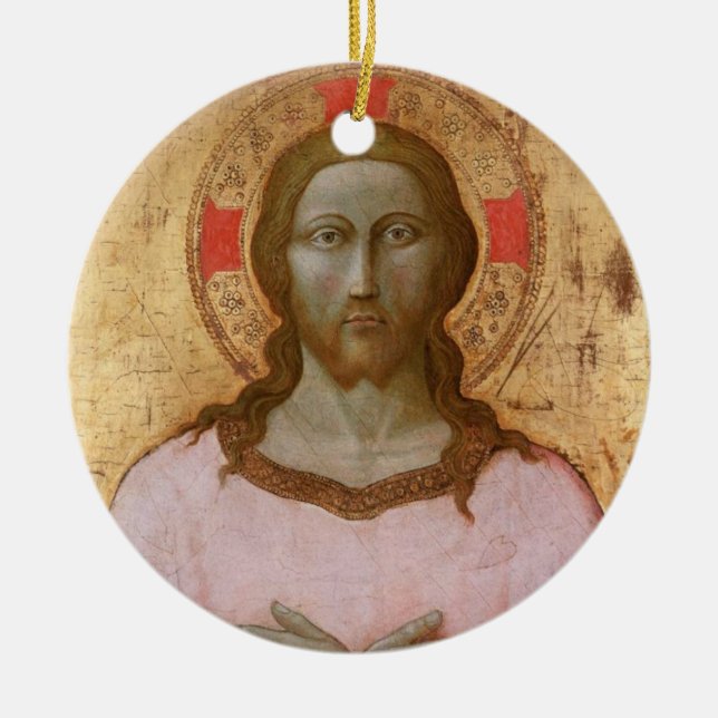 BEAUTIFUL SAVIOR CERAMIC TREE DECORATION (Front)