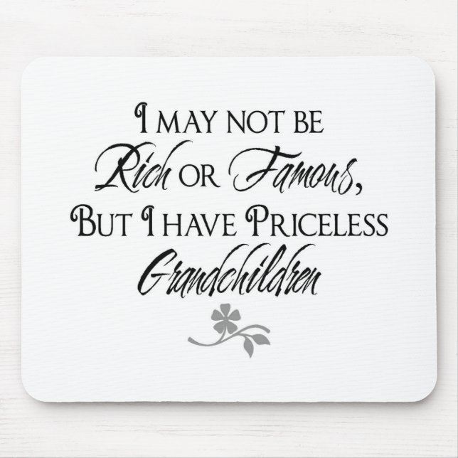 Beautiful Sayings and Quotes Mouse Mat (Front)