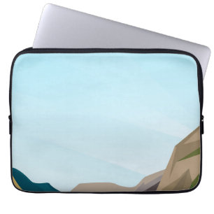 Beautiful Scandinavian fjord Laptop Sleeve