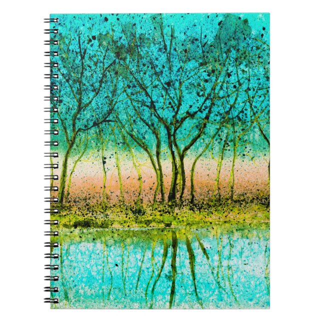 beautiful scenerybackground,colourful,autumn,beaut notebook (Front)