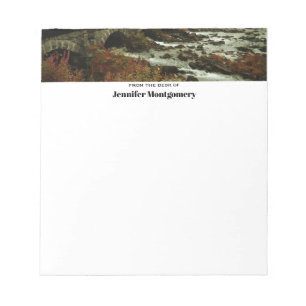 Beautiful Scenic Nature Photo Notepad