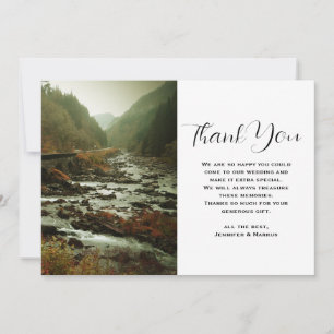 Beautiful Scenic Nature Photo Thank You Card