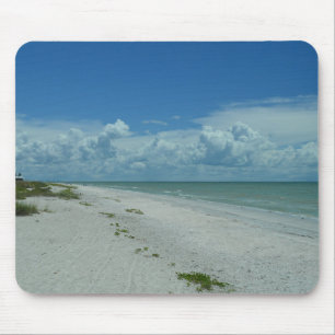 Beautiful Scenic Tropical Beach Horizon Photo Mouse Mat