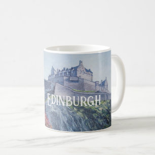 Beautiful Scotland Edinburgh Castle fine art  Coffee Mug
