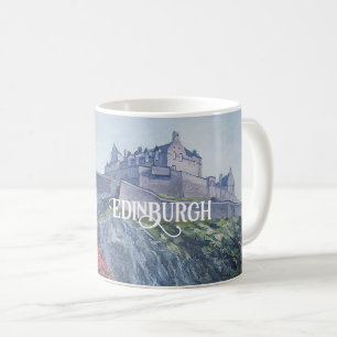Beautiful Scotland Edinburgh Castle fine art Coffee Mug