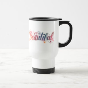 Beautiful Script Travel Mug
