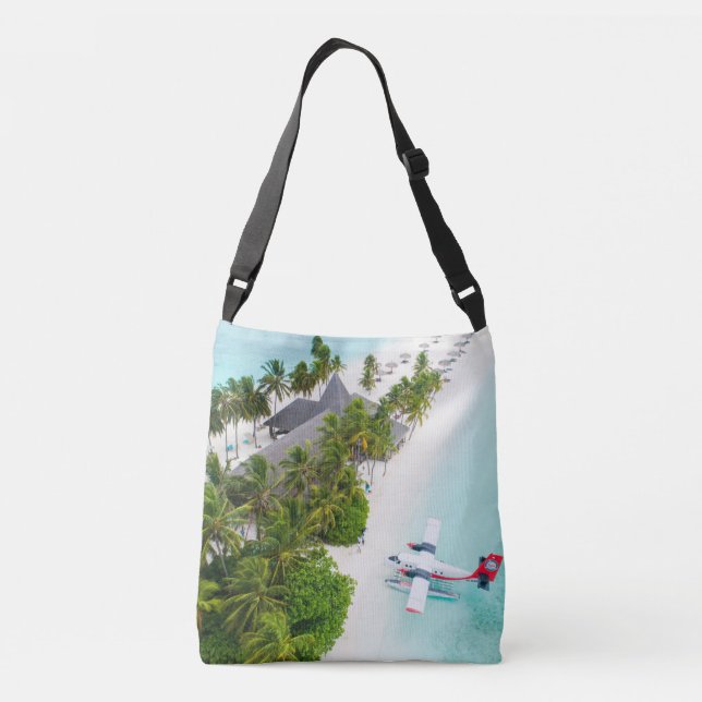 Beautiful Sea Animals Crossbody Bag (Back)