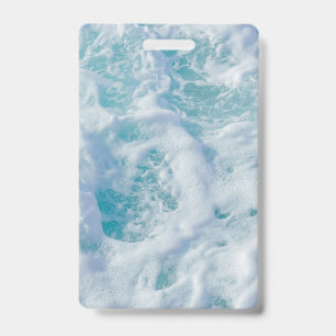 beautiful sea foam ID badge