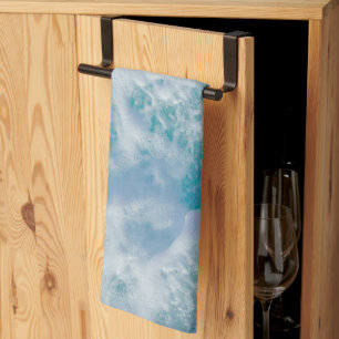 beautiful sea foam tea towel