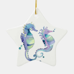Beautiful Sea Horses Animal Ornaments