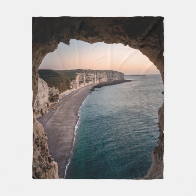 Beautiful Sea Landscape Fleece Blanket (Front)