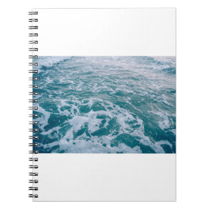Beautiful sea marble waves texturehipster,backgrou notebook