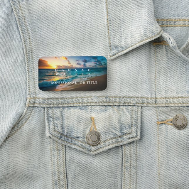 Beautiful sea  name tag (In Situ)