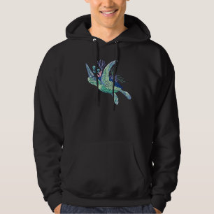Beautiful Sea Turtle Hawaiian Summer Beach Tropica Hoodie