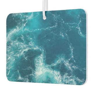 Beautiful sea waves car air freshener