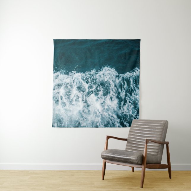 Beautiful Sea Waves Tapestry (In Situ)