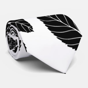 Beautiful seamless black and white monochrome patt tie