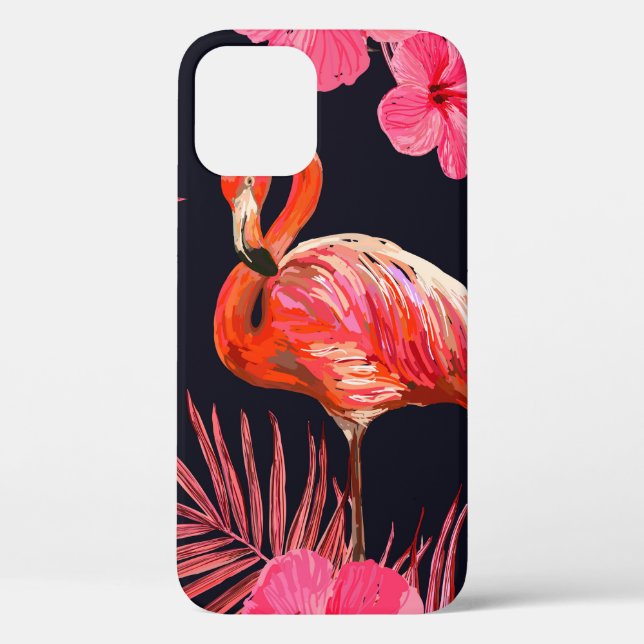 Beautiful seamless floral summer pattern backgroun Case-Mate iPhone case (Back)