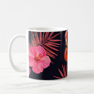 Beautiful seamless floral summer pattern backgroun coffee mug