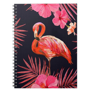 Beautiful seamless floral summer pattern backgroun notebook