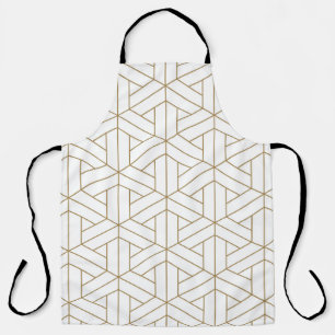 Beautiful Seamless pattern japanese shoji kumiko,  Apron