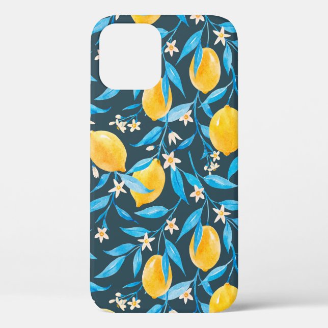 Beautiful seamless pattern with hand drawn waterco Case-Mate iPhone case (Back)