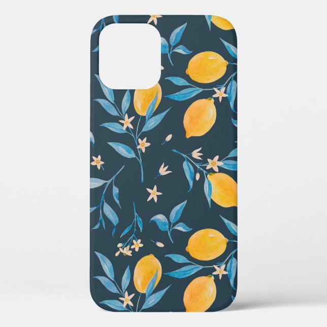 Beautiful seamless pattern with hand drawn waterco Case-Mate iPhone case (Back)