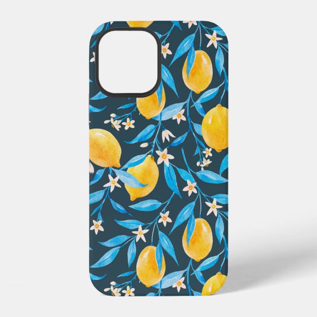 Beautiful seamless pattern with hand drawn waterco iPhone case (Back)