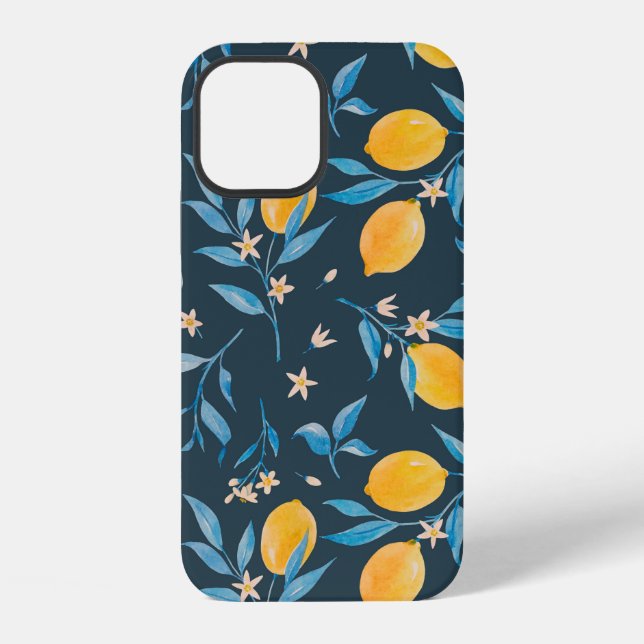 Beautiful seamless pattern with hand drawn waterco iPhone case (Back)