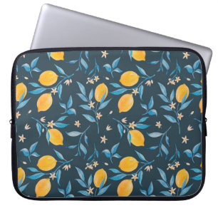 Beautiful seamless pattern with hand drawn waterco laptop sleeve
